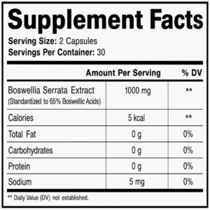 Alternative view of Boswellia Extract Capsules